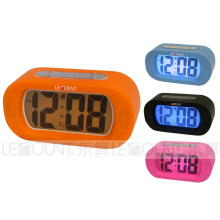 Horloge de bureau LCD Silicon Digtal avec fonctions d&#39;alarme et de répétition (LC978)